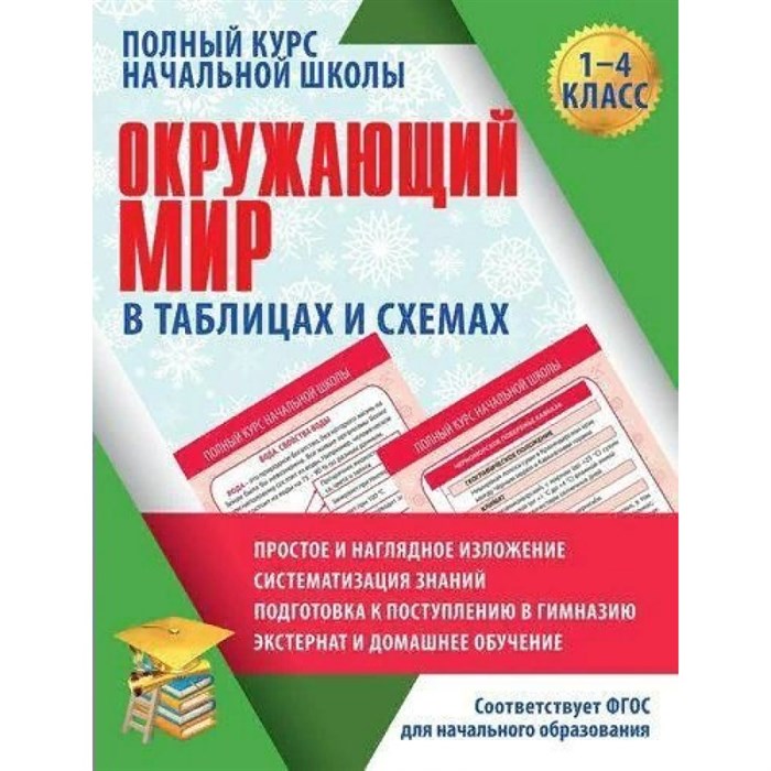 Окружающий мир в таблицах и схемах. 1 - 4 классы. Полный курс начальной школы. Полещук Е.Н. XKN1698335 - фото 552075