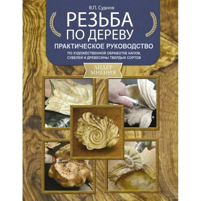 Резьба по дереву. Практическое руководство по художественной обработке капов, сувелей и древесины. Суднов В.П. XKN1760623 - фото 555430