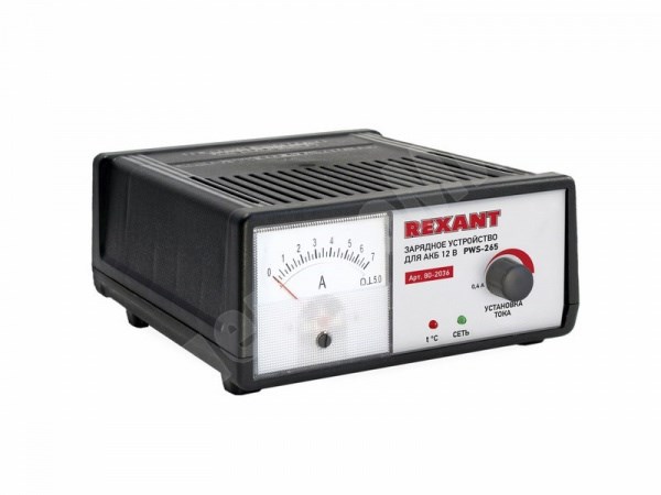 Автоматическое зарядное устройство 0,4-7А (PWS-265) REXANT REXANT XRS80-2036 - фото 564603