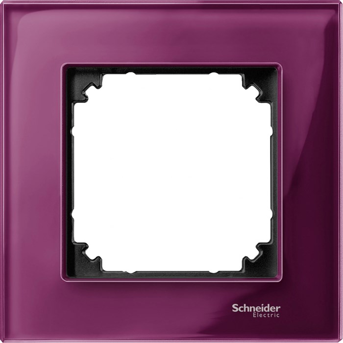 Рамка 1 пост стекло рубин M-Elegance MTN4010-3206 Schneider Electric Schneider Electric - фото 565642