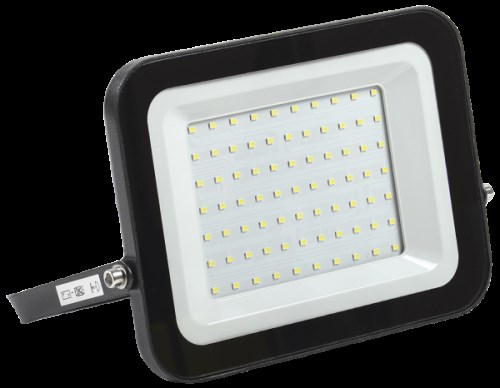 Прожектор LED СДО 06 70Вт 5600Лм 6500К IP65 чёрный IEK (ИЭК) XRSLPDO601-70-65-K02 - фото 569151