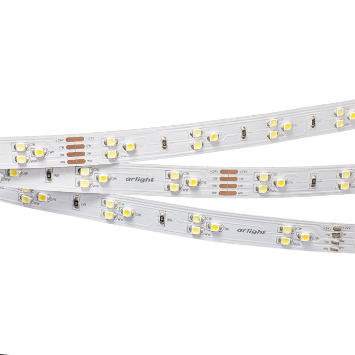 Светодиодная лента RT 2-5000 24V White-TRIX 2x (3528, 450 LED, LUX) (7.6 Вт/м, IP20) 013986 Arlight Arlight - фото 569946