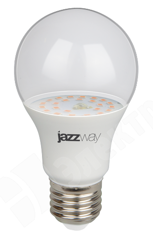 Лампа светодиодная для растений PPG-A60 Agro 15 Вт 220В E27 прозрачная (.5049444) Jazzway XRS.5049444 - фото 571639