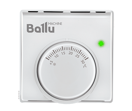 Терморегулятор BMT-2, 16А, Диапазон регулировки +5…+30°С, индикат.раб.сост.режим антизамерзание Ballu Ballu XRSBMT-2 - фото 579837