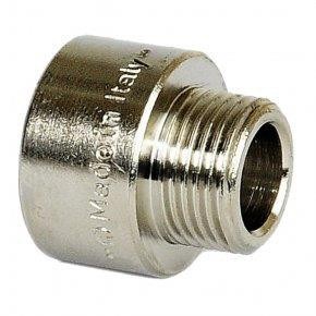 Переходник 1/2"-3/8", ВН/НР, латунь/никель GF 260045N040300A GF GF XRS260045N040300A - фото 581026