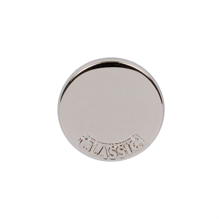 Кнопка "Micron" JK 001 металл нержавеющий сплав d 12.5 мм 36 шт. №04 под никель - фото 628160