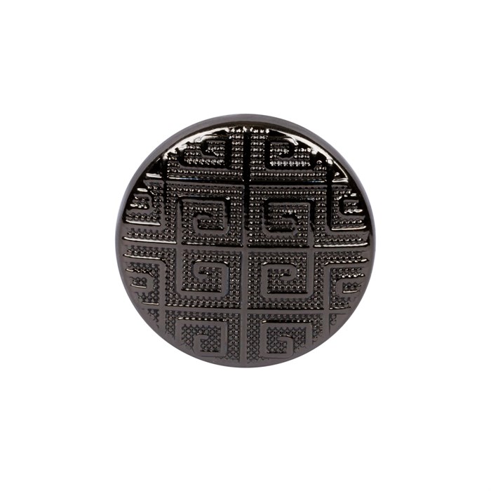 Кнопка "Micron" JK 005 металл нержавеющий сплав d 15 мм 36 шт. №06 под черный никель - фото 628168