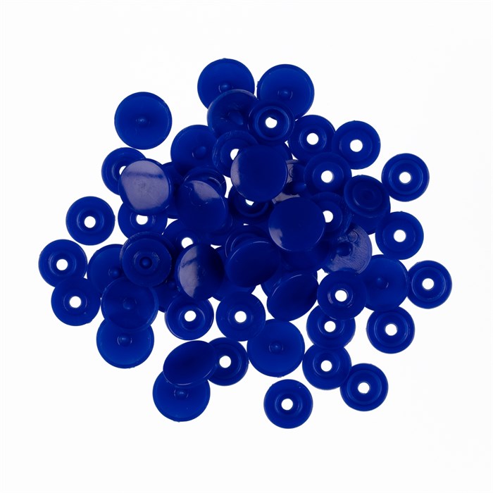 Кнопка "Micron" POM-10/500 Кнопки пластиковые пластик d 10 мм 500 шт. № 007 синий - фото 628386