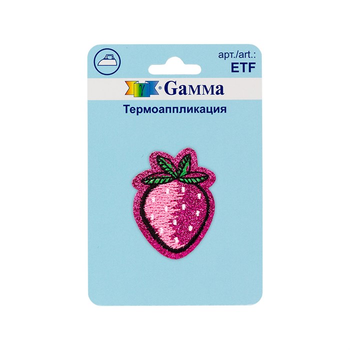 "Gamma" ETF Термоаппликация № 02 1 шт 01-210 Ягода 3.4 х 4.5 см XG79340472954 - фото 640770