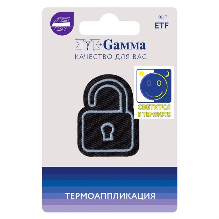 "Gamma" ETF Термоаппликация № 05 1 шт 02-513 Замок 4 х 3см XG119904167594 - фото 641164