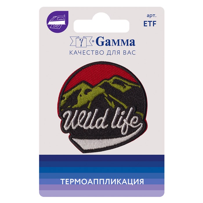 "Gamma" ETF Термоаппликация № 06 1 шт 02-601 wild life 5.2 х 5 см XG119928659904 - фото 641176