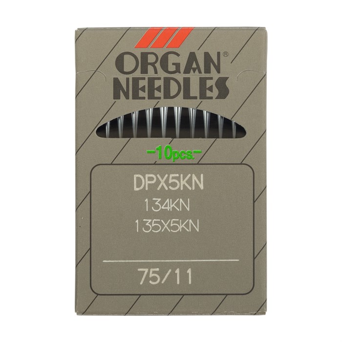 Иглы для пром. шв. машин "ORGAN" DP x 5KN 10 шт. №075 - фото 648909