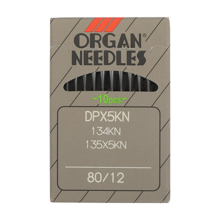 Иглы для пром. шв. машин "ORGAN" DP x 5KN 10 шт. №080 - фото 648912