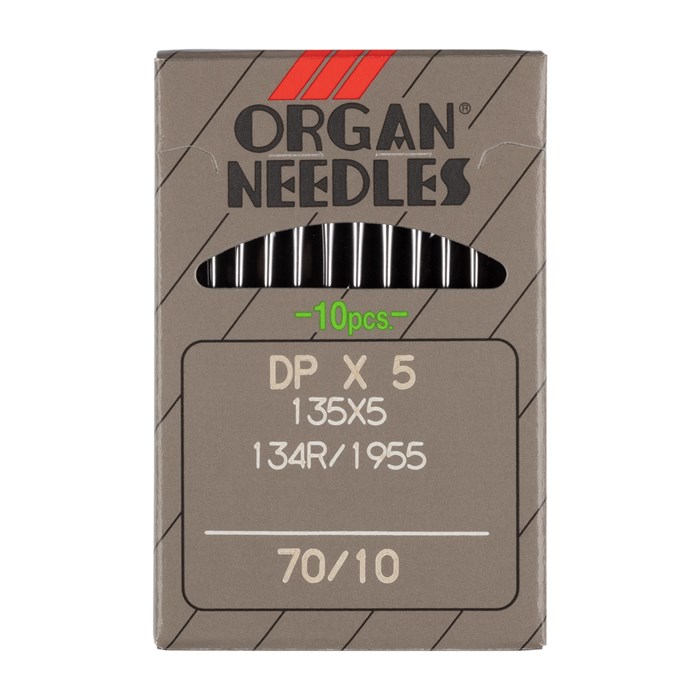 Иглы для пром. шв. машин "ORGAN" DP*134 / DP*5 10 шт. №070 - фото 648915