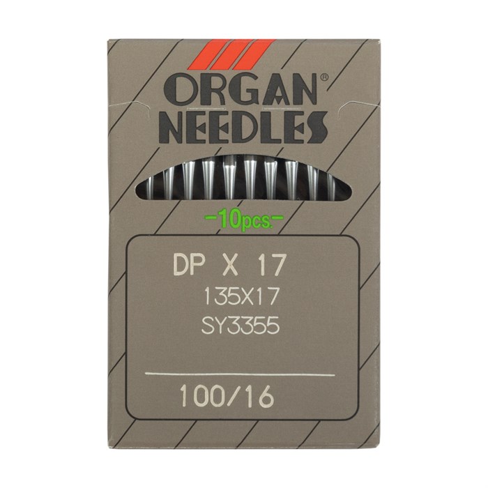 Иглы для пром. шв. машин "ORGAN" DP*17 10 шт. №100 - фото 648933