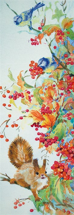 Набор для вышивания "PANNA" "Живая картина" JK-2096 "Щедрая осень" 15 х 43 см - фото 662861