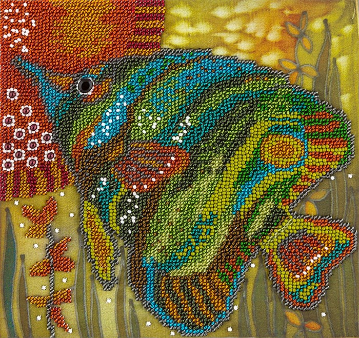 Набор для вышивания "PANNA" BN-5010 "Зеленая рыбка" 20 х 20 см - фото 664095