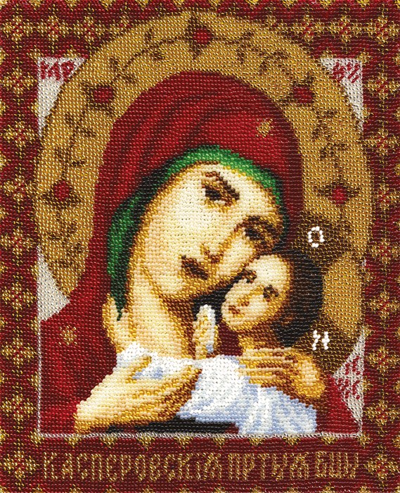 Набор для вышивания "PANNA" CM-0946 "Икона Пресвятой Богородицы Касперовская" 19.5 х 24 см - фото 664448