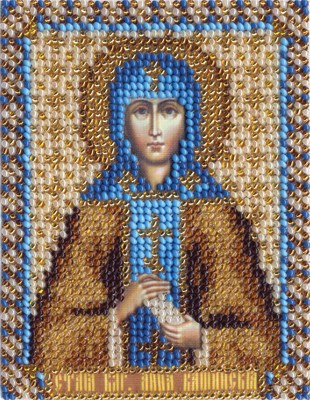 Набор для вышивания "PANNA" CM-1209 "Икона св. Анны Кашинской" 8.5 х 10.5 см - фото 664461