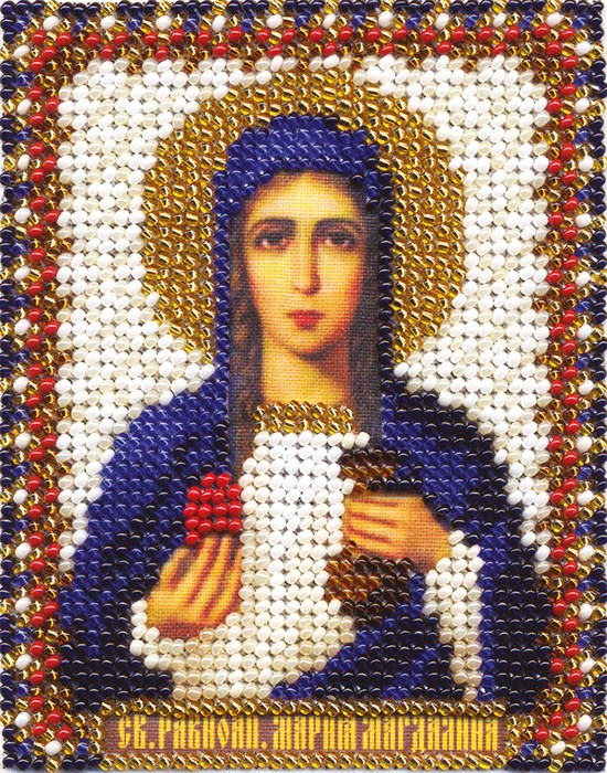 Набор для вышивания "PANNA" CM-1260 "Икона Св. Равноапостольной Марии Магдалины" 8.5 х 10.5 см - фото 664474