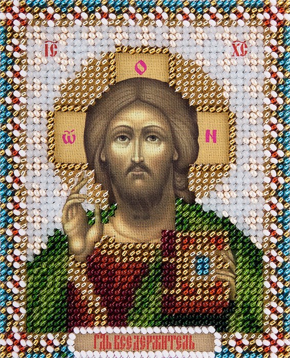 Набор для вышивания "PANNA" CM-1819 "Икона Господа Вседержителя" 8.5 х 11 см - фото 664556