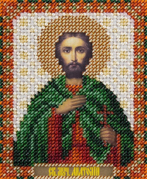 Набор для вышивания "PANNA" CM-1860 "Икона Святого мученика Анатолия Никейского" 8.5 х 11 см - фото 664567