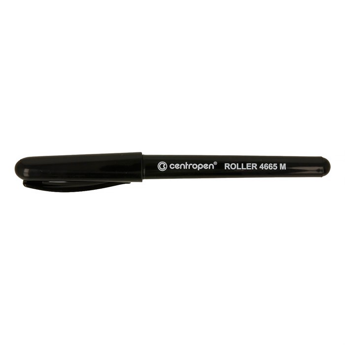 "Centropen" Ручка-роллер 4665/1 0.6 мм 10 шт. 4665/1 черный цвет чернил: черный - фото 680040