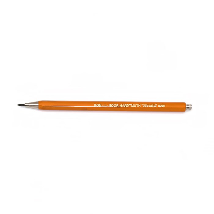 "KOH-I-NOOR Hardtmuth" Металлический цанговый карандаш с точилкой 2 мм 20 шт. 52010N1004KK HB - фото 680423