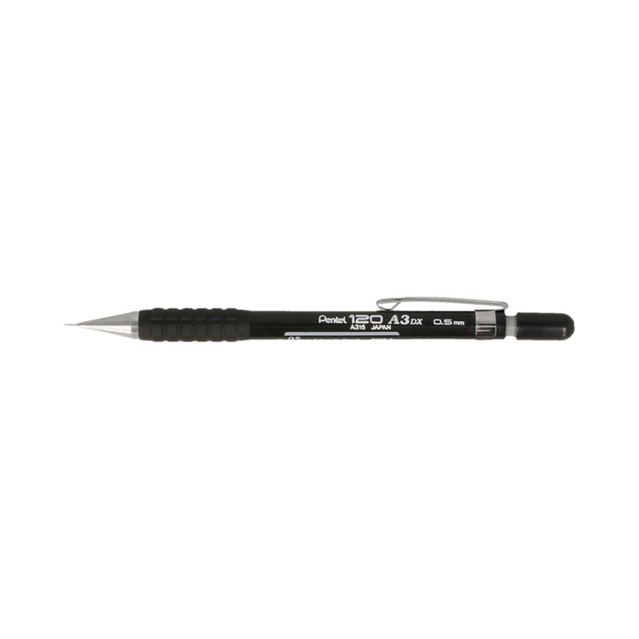 "Pentel" Карандаш автоматический Pentel120 A3 0.5 мм A315-AX черный корпус - фото 680852