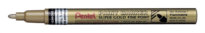 "Pentel" Маркер перманентный Paint 2.9 мм пулевидный 12 шт. - фото 680933