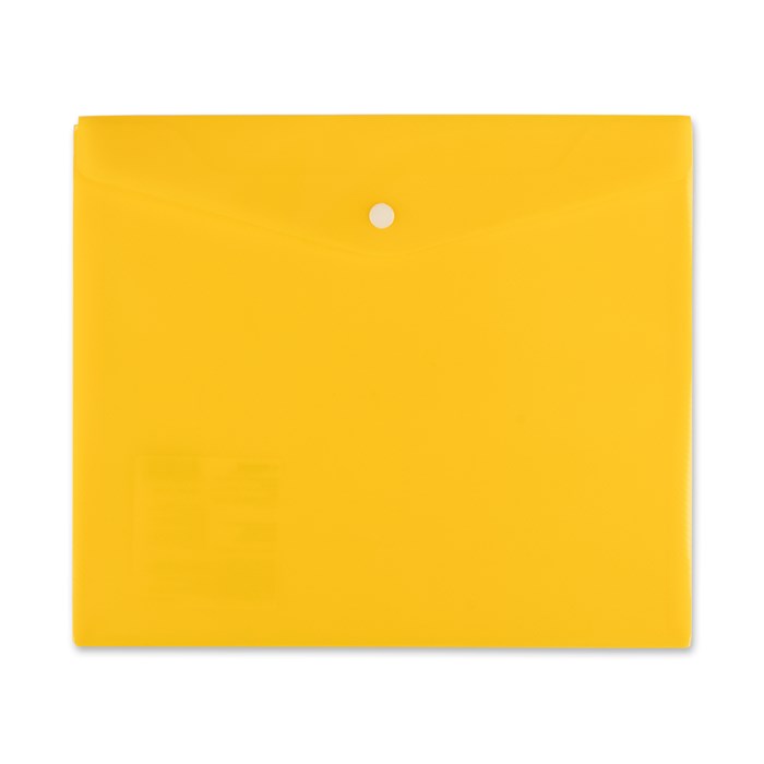 "Expert Complete" Premier Папка-конверт для тетрадей с кнопкой A5+ 180 мкм 20 шт. желтый 210409 - фото 688039