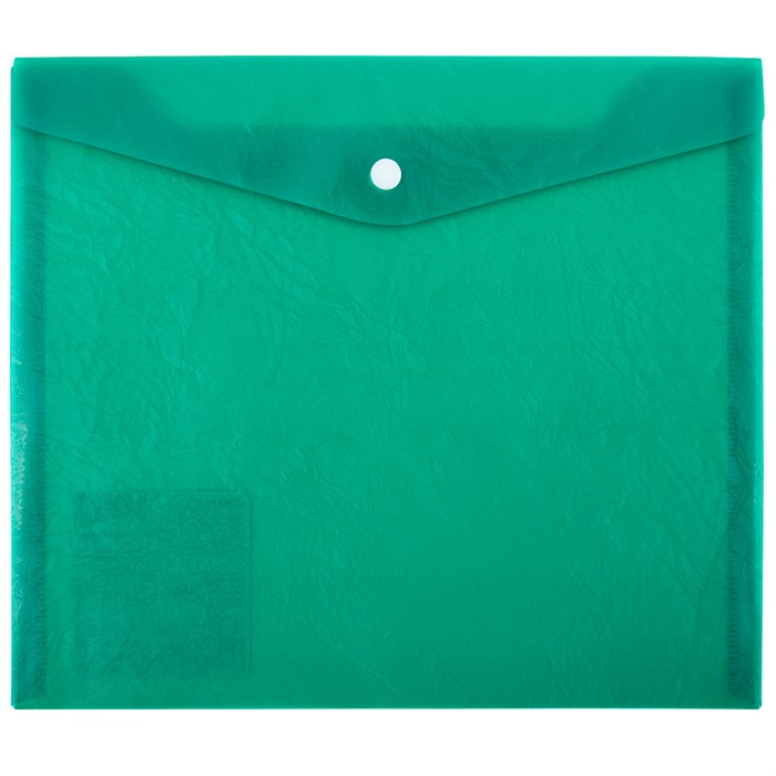 "Expert Complete" Premier Папка-конверт для тетрадей с кнопкой A5+ 180 мкм 20 шт. зеленый new ЕС2113003 - фото 688046