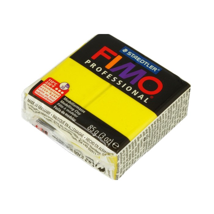 "FIMO" Professional полимерная глина 85 г 8004-1 желтый XG22173264352 - фото 697614