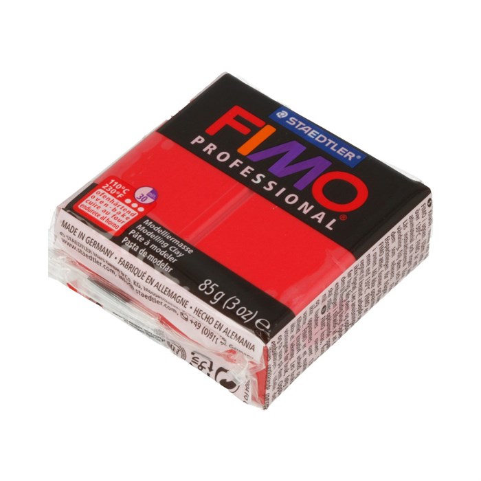 "FIMO" Professional полимерная глина 85 г 8004-200 красный XG22173687852 - фото 697617