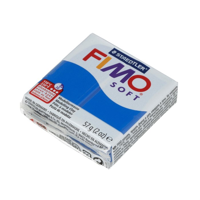 "FIMO" Soft полимерная глина 57 г 8020-37 синий XG8010200294 - фото 697657