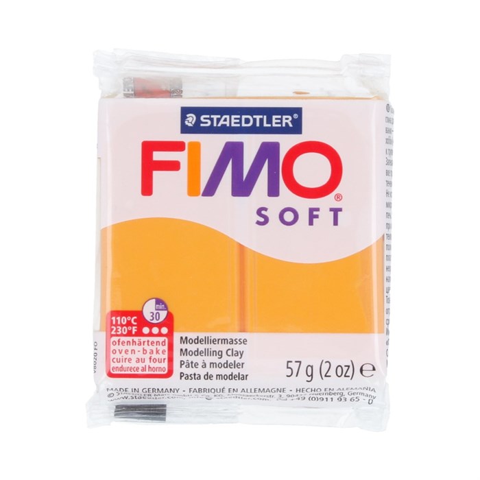 "FIMO" Soft полимерная глина 57 г 8020-41 апельсин XG32120645542 - фото 697663