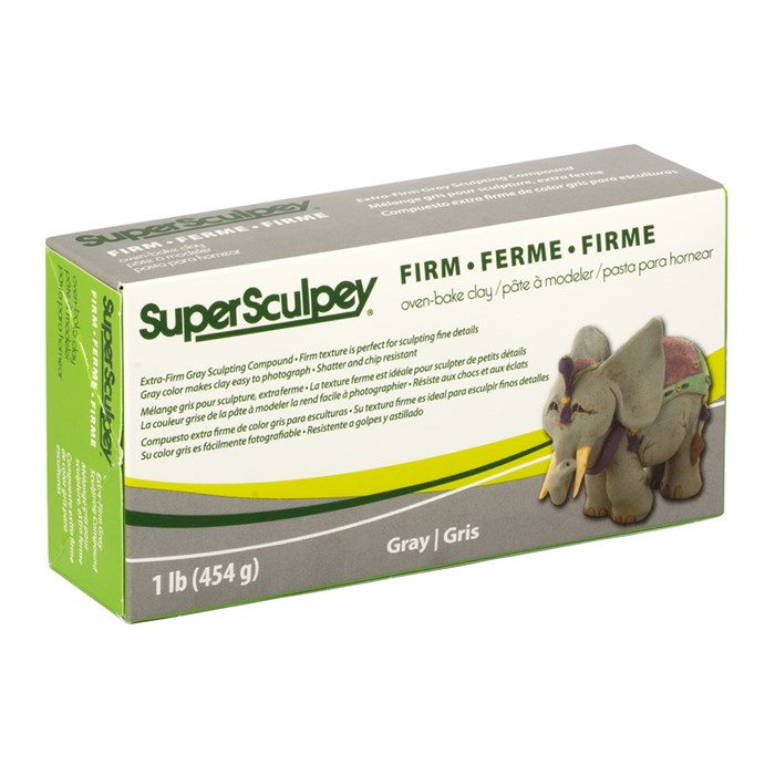 "Sculpey" Super Sculpey полимерная глина SS1SCULPT 454 г серый XG15073758392 - фото 697928