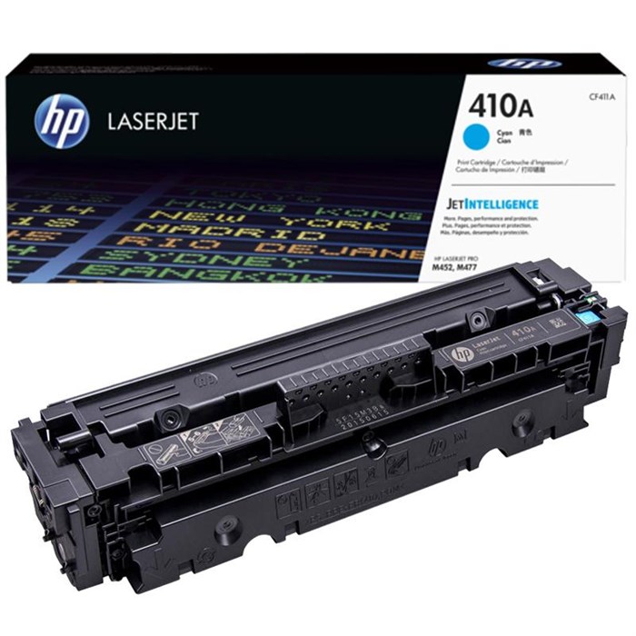 Картридж лазерный HP 410A CF411A гол. для CLJ Pro M452/MFP M47 489842 - фото 707949