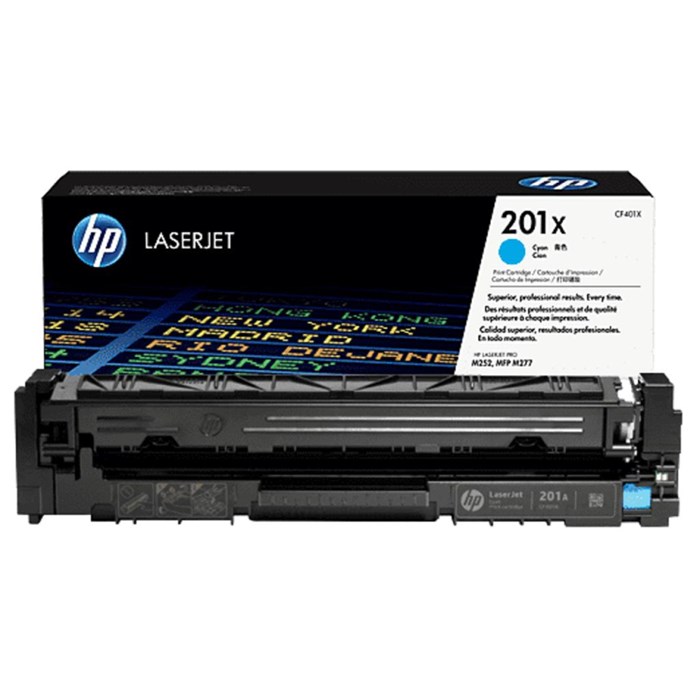 Картридж лазерный HP 201X CF401X гол. для CLJ Pro M252/M277 621291 - фото 708074