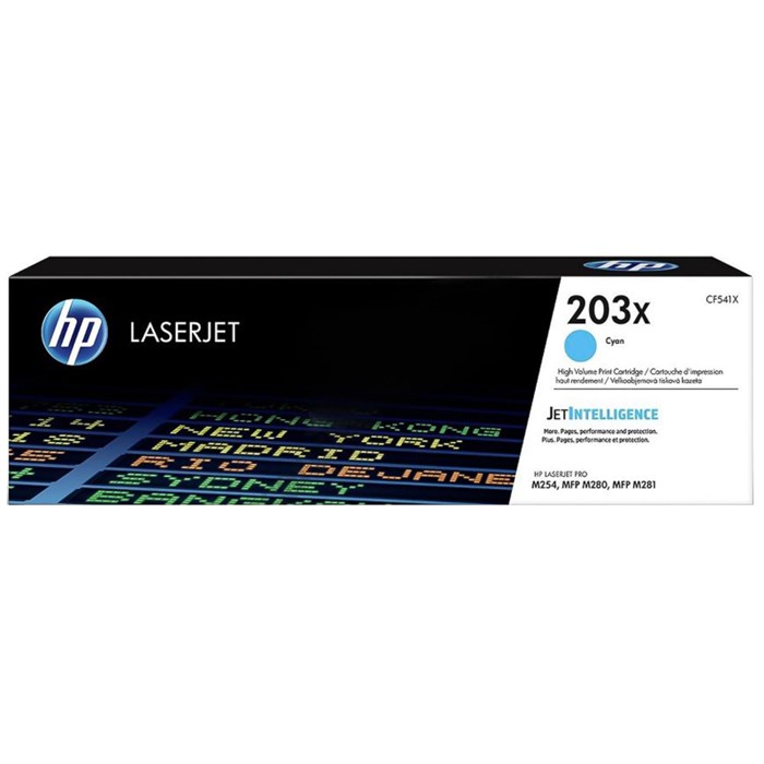 Картридж лазерный HP 203X CF541X гол. для CLJ Pro M254 MFP M280/281 770029 - фото 708313