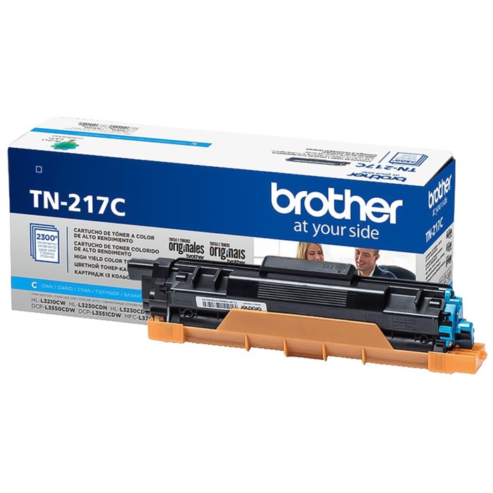 Тонер-картридж Brother TN-217C гол. для HL-L3230CDW/DCP-L3550CDW 1100465 - фото 708967