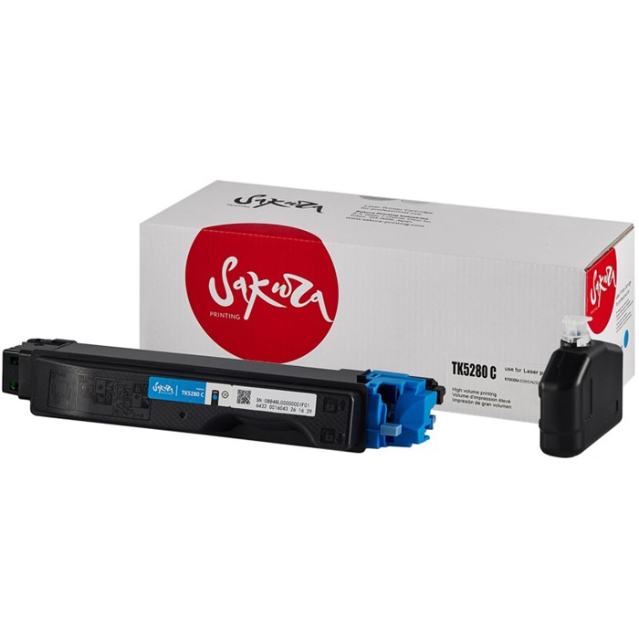 Картридж лазерный SAKURA TK-5280C гол. для Kyocera Mita ECOSYS P6235cdn 1605000 - фото 710782