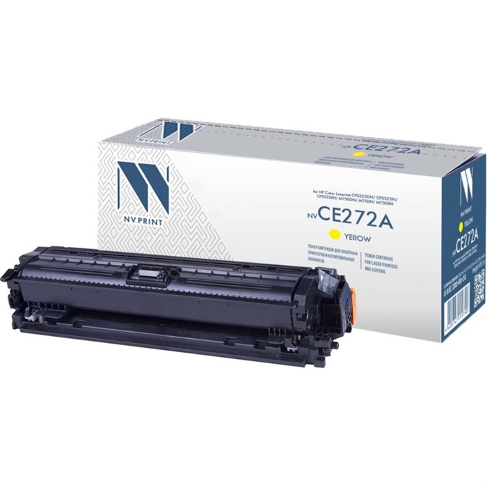 Картридж лазерный NV Print CE272A жел.для HP Color LaserJet M750 (ЛМ) 1929569 - фото 714335