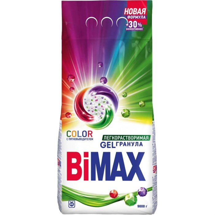 Порошок стиральный BiMax Color/Technology 9кг автомат 1462076 - фото 720964