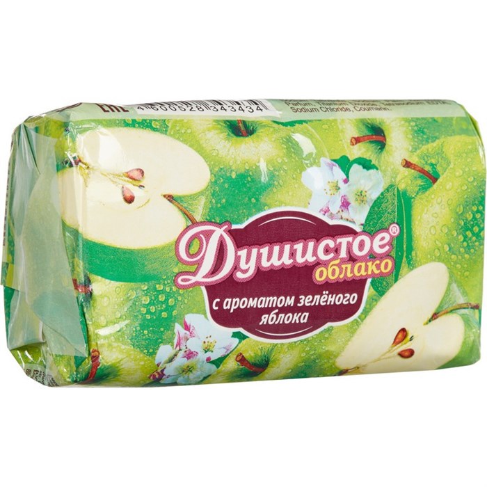 Мыло туалетное Душистое облако с ароматом зеленого яблока 90г 656447 - фото 725115