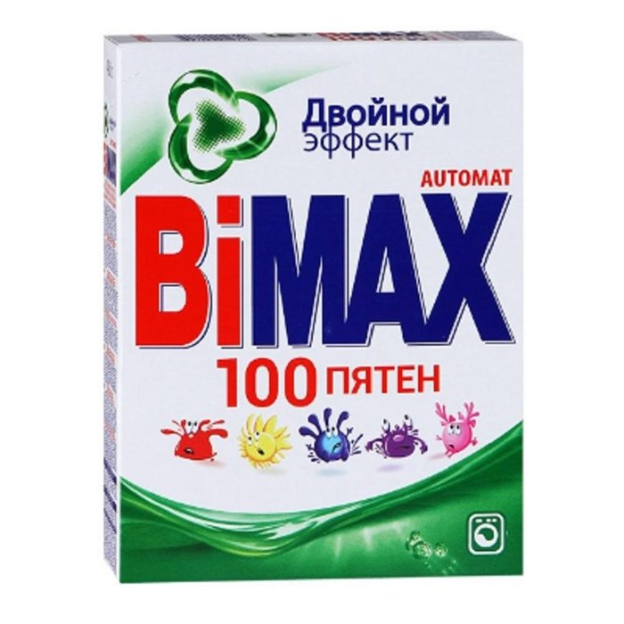 Порошок стиральный BiMax 100 пятен Автомат 400гр 1621278 - фото 726988