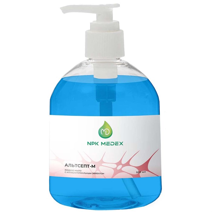 Мыло жидкое дезинф. Альтсепт М 500 мл (с дозатором) 850686 - фото 742335
