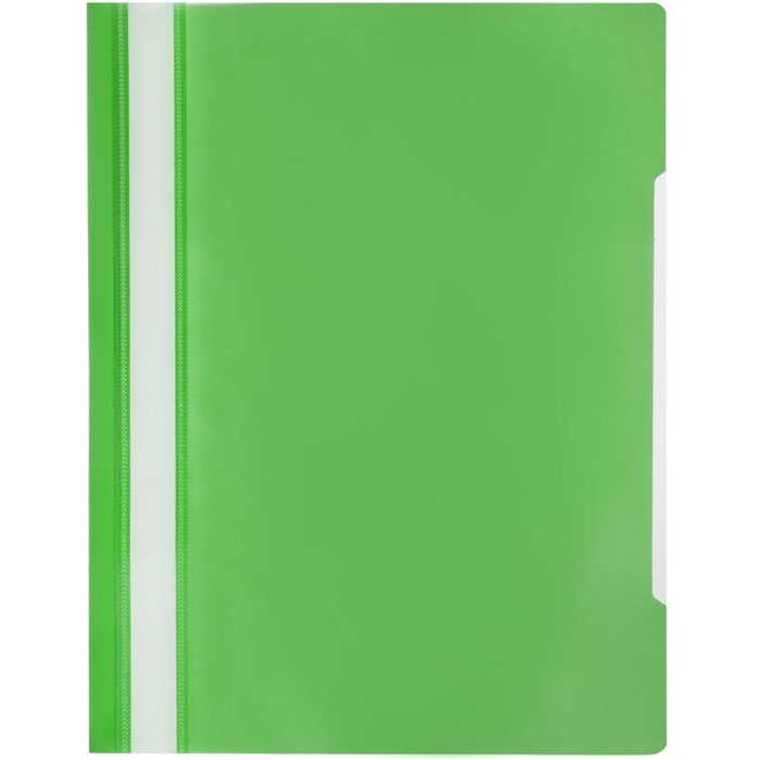 Скоросшиватель пластиковый Attache, А4, Элементари, зеленый 10шт/уп - фото 755708
