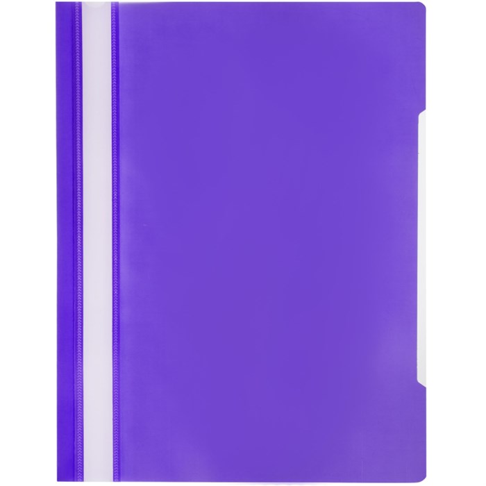 Скоросшиватель пластиковый Attache, А4, Элементари, фиолетовый 10шт/уп - фото 755711