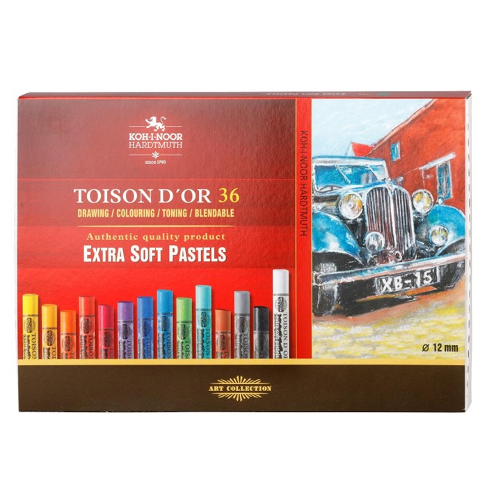 Пастель сухая худож. TOISON D`OR EXTRA SOFT 8555 36цв/наб карт 8555036001KZ 1618141 - фото 755829